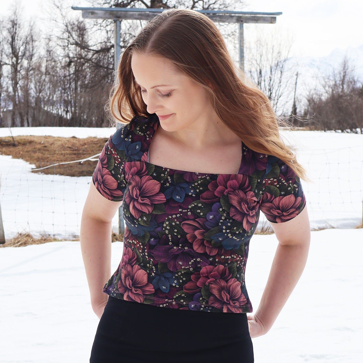 Olivia - Square Neck Top – Patterns by Anna