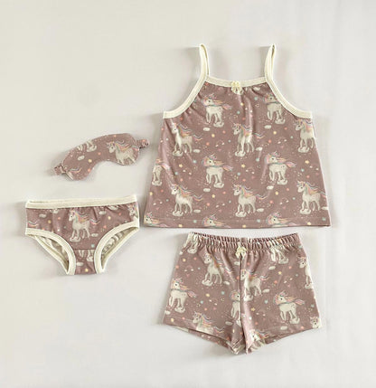 Girls Comfort Trio - underwear, cami and shorts